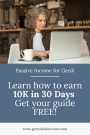 EARN WHILE YOU LEARN. How to make $900/day