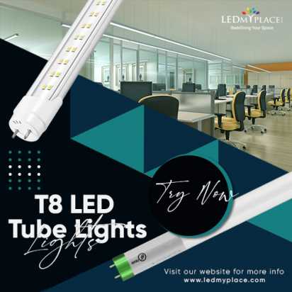 Energy Efficient T8 LED Tube Light Fixtures to illuminate